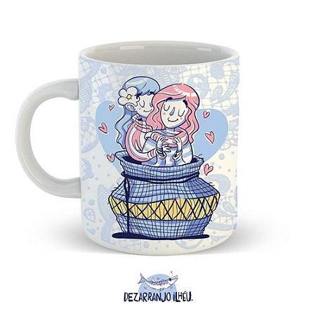 Caneca Namorados Meninas - 270ml