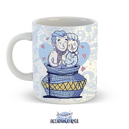 Caneca Namorados Meninos - 270ml