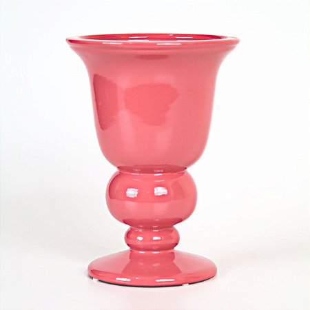 VASO DECORATIVO SINO CERAMICA CORAL 20,5 X 15 X 15 CM DECORAÇÃO E ARRANJOS