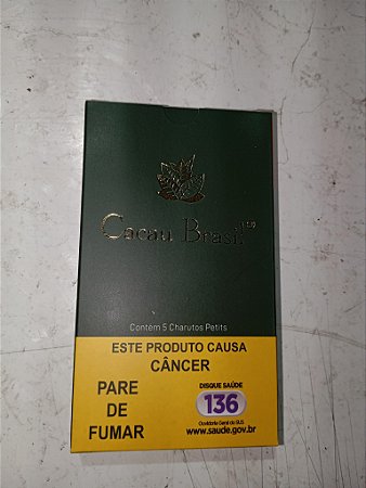 Charuto Cacau Brasil Tradicional Verde 5 un