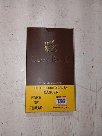 Charuto Cacau Brasil Chocolate Marrom 5 un