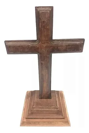 Cruz de madeira cruzeiro 32 cm