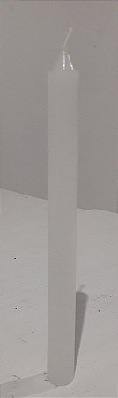 Vela palito branca 18 cm 1 un