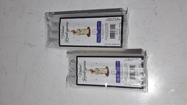 Vela palito branca 14 cm c/ 8 unidades