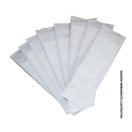GUARDANAPO DE PAPEL DUPLO BRANCO EM SACHÊ C/ 2 UN - 30x14 CM - cx C/ 2.000UN
