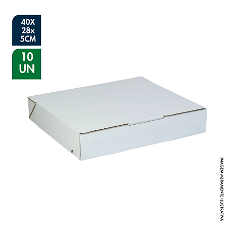 CAIXA PARA DOCES, SALGADOS E PORÇÕES DELIVERY – 40x28x5CM - c/ 10UNDS