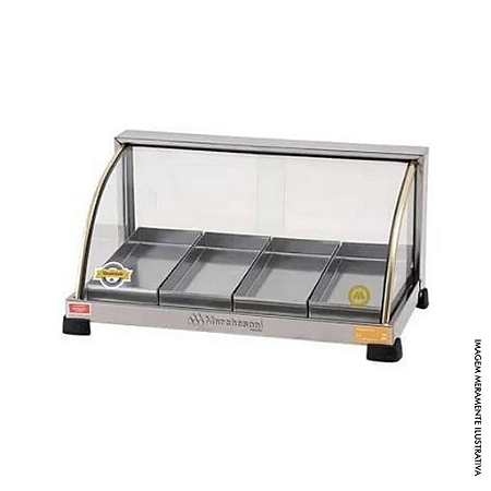 ESTUFA DE VIDRO 4 BANDEJAS 55CM