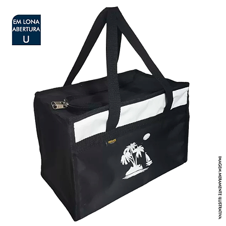 BOLSA TÉRMICA EM LONA ABERTURA U