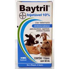 Baytril Enrofloxacino Antibiótico Injetável 10% - Elanco