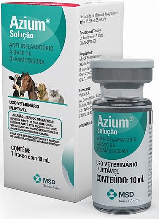 Azium Solução Injetável - MSD Saúde Animal