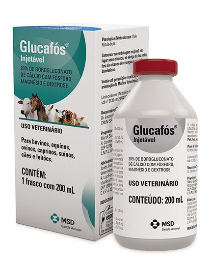 Glucafós Injetável - MSD Saúde Animal