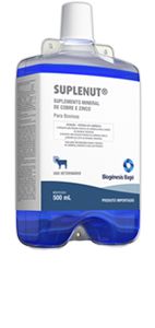 Suplenut Suplemento Mineral de Cobre e Zinco 500 Ml - Biogénesis Bagó