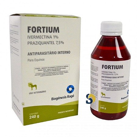 Fortium - Vermifugo p/ Equinos 240 Gr. - Biogénesis Bagó