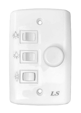 Controle de Velocidade Rotativo 02 Teclas Luz - Cod.3310