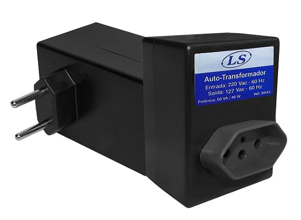 Autotransformador 60VA/45 Watts 220V para 127V