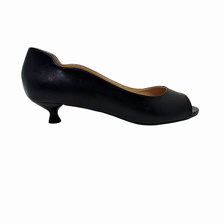 SAPATO BICO PEEP TOE