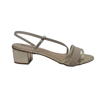 SANDÁLIA SALTO QUADRADO