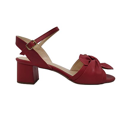 SANDÁLIA SALTO QUADRADO