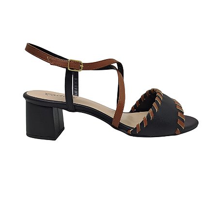 SANDÁLIA SALTO MÉDIO