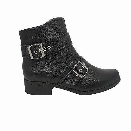 BOTA CANO CURTO DE COURO