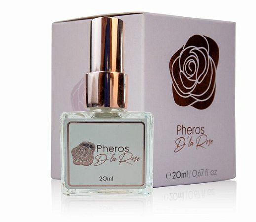PERFUME DE FEROMONIO KGEL PHEROS D’LA ROSE 20ML FEMININO