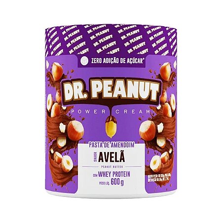 Pasta de Amendoim Avelã Dr. Peanut 600g