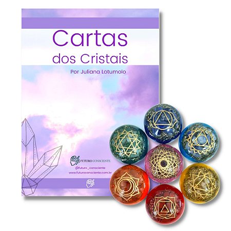 CARTAS DOS CRISTAIS e ORGONITES 7 CHAKRAS