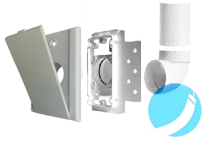 Kit Ponto para aspiração central com tomada