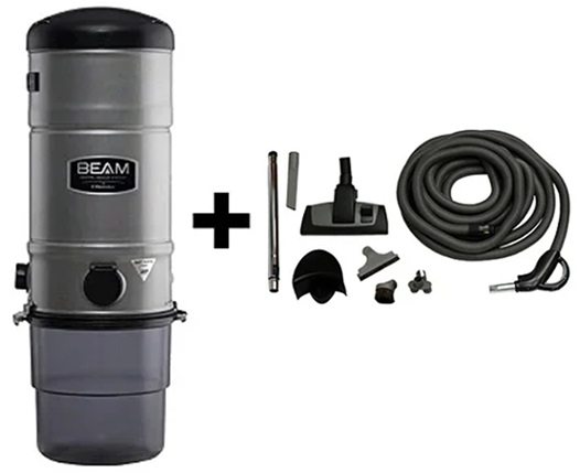 Central de Aspiração BEAM - SC335EA + Kit de acessórios com mangueira on/off