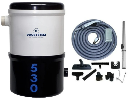 Central de Aspiração Vacsystem VAC530 + Kit de acessórios com mangueira on/off