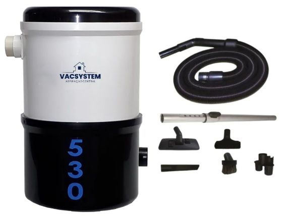 Central de Aspiração Vacsystem VAC530 + Kit de acessórios com mangueira Standard