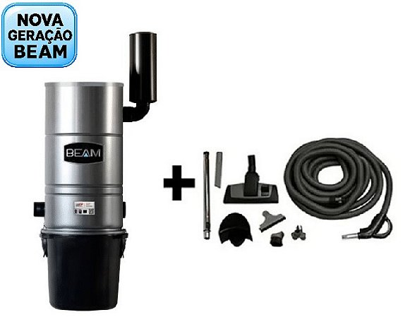 Central de Aspiração BEAM 200 + KIT DE ACESSORIOS ON/OFF - NOVA GERAÇÃO BEAM
