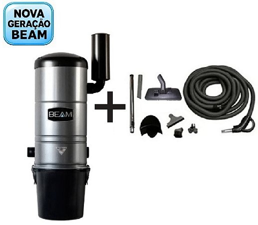 Central de Aspiração BEAM 345+ KIT DE ACESSORIOS ON/OFF - NOVA GERAÇÃO BEAM