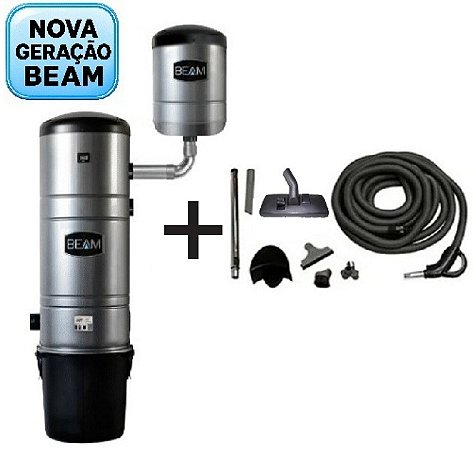 Central de Aspiração BEAM 4500+ KIT DE ACESSORIOS ON/OFF - NOVA GERAÇÃO BEAM