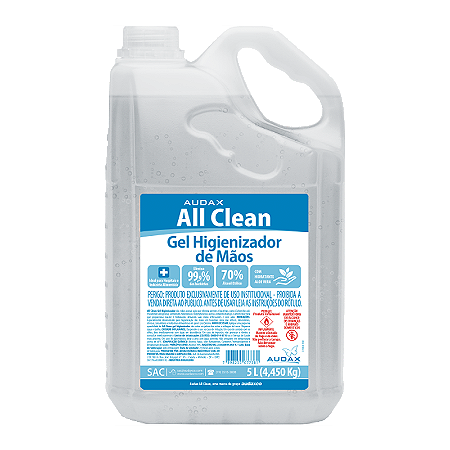Álcool Gel 70º - 5 Litros