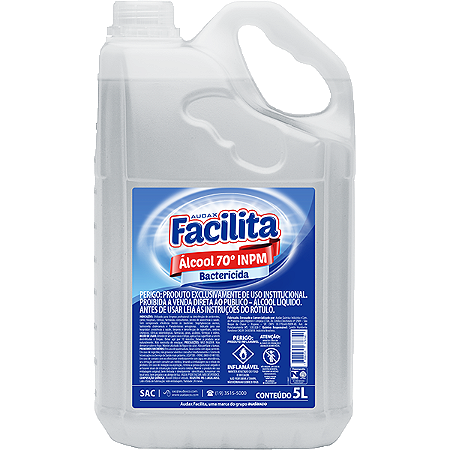 Álcool Liquido 70º - 5 Litros
