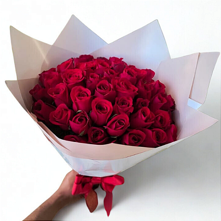 Buquê Especial 50 Rosas Vermelhas BH