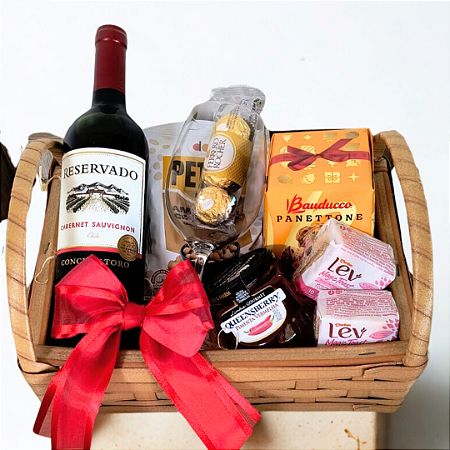 Cesta de Natal Sofisticada