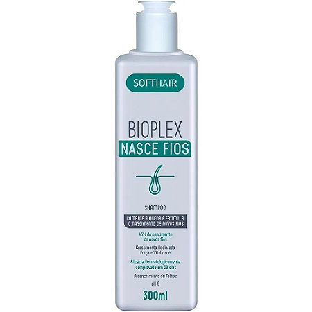 Shampoo Fortalecedor Antiqueda e Calvície Bioplex Nasce Fios