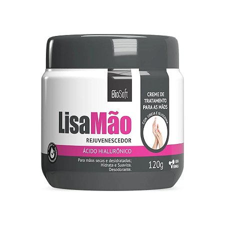 Creme Hidratante Lisa Mão com Ácido Hialurônico - Bio Soft