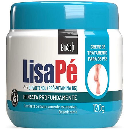 Creme Hidratante para os pés Lisa Pé D-Pantenol - Bio Soft