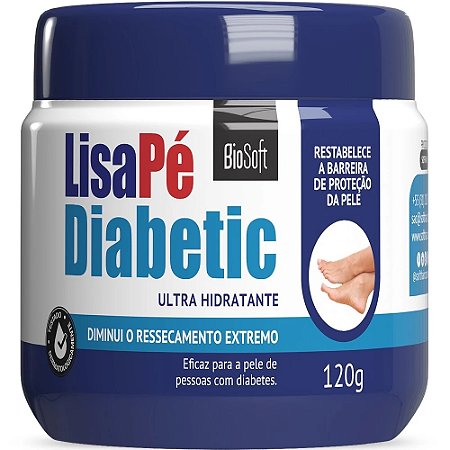 Creme para Tratamento dos Pés do Diabético Lisa Pé Bio Soft