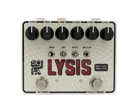Pedal LYSIS MKII Solid Gold Fx Polyphonic Octave Fuzz Modulator