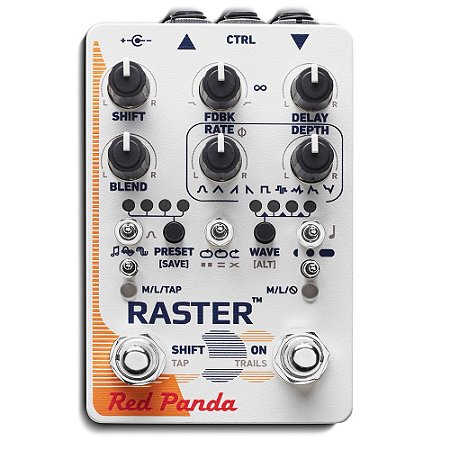 Pedal Red Panda Raster 2 Delay Digital Pitch Shifter