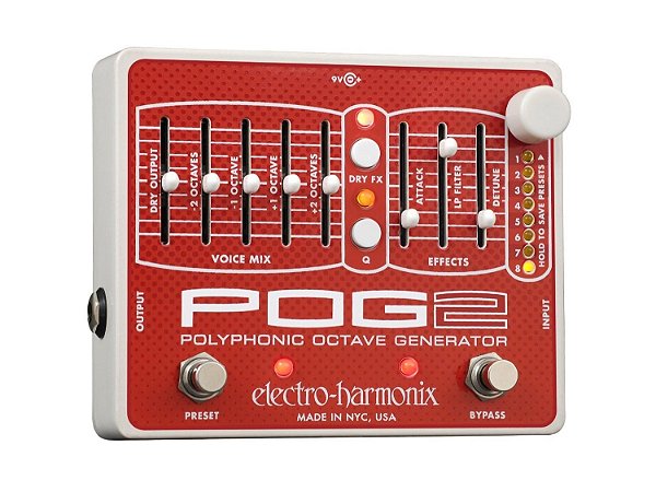 Pedal Ehx POG2 Polyphonic Octave Generator Electro Harmonix
