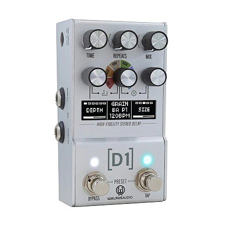 Pedal D1 MKll Walrus Audio Stereo Delay Mako Series MKll