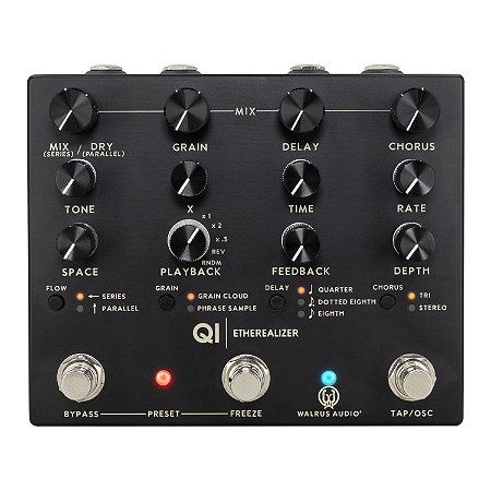 Pedal Walrus Audio QI Etherealizer Preto