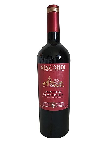 Giacondi Primitivo Di Manduria 750ml