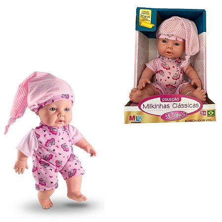 BONECA MILKINHA PIJAMINHA 0549
