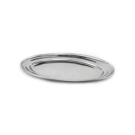 TRAVESSA OVAL RASA 20CM INOX